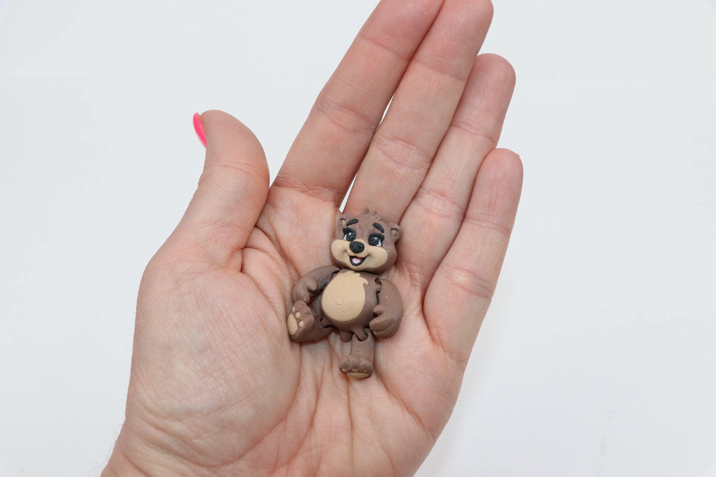 3D Printed Multi-Color Bear – A Beary Special Gift! (With or Without Heart)