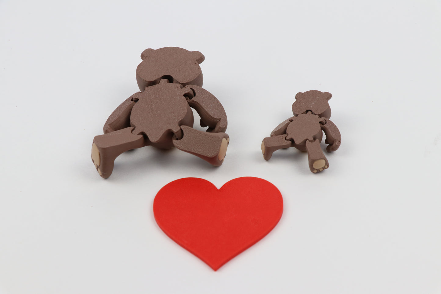 3D Printed Multi-Color Bear – A Beary Special Gift! (With or Without Heart)