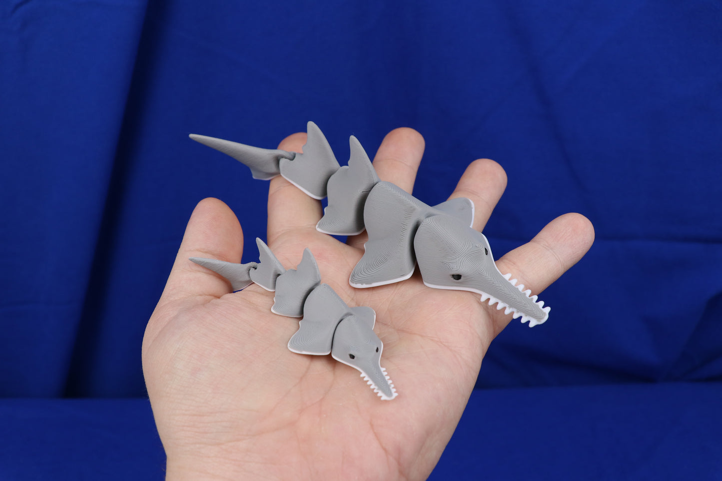 3D-Printed Articulated Sea Creatures – Poseable Ocean Animal Figures