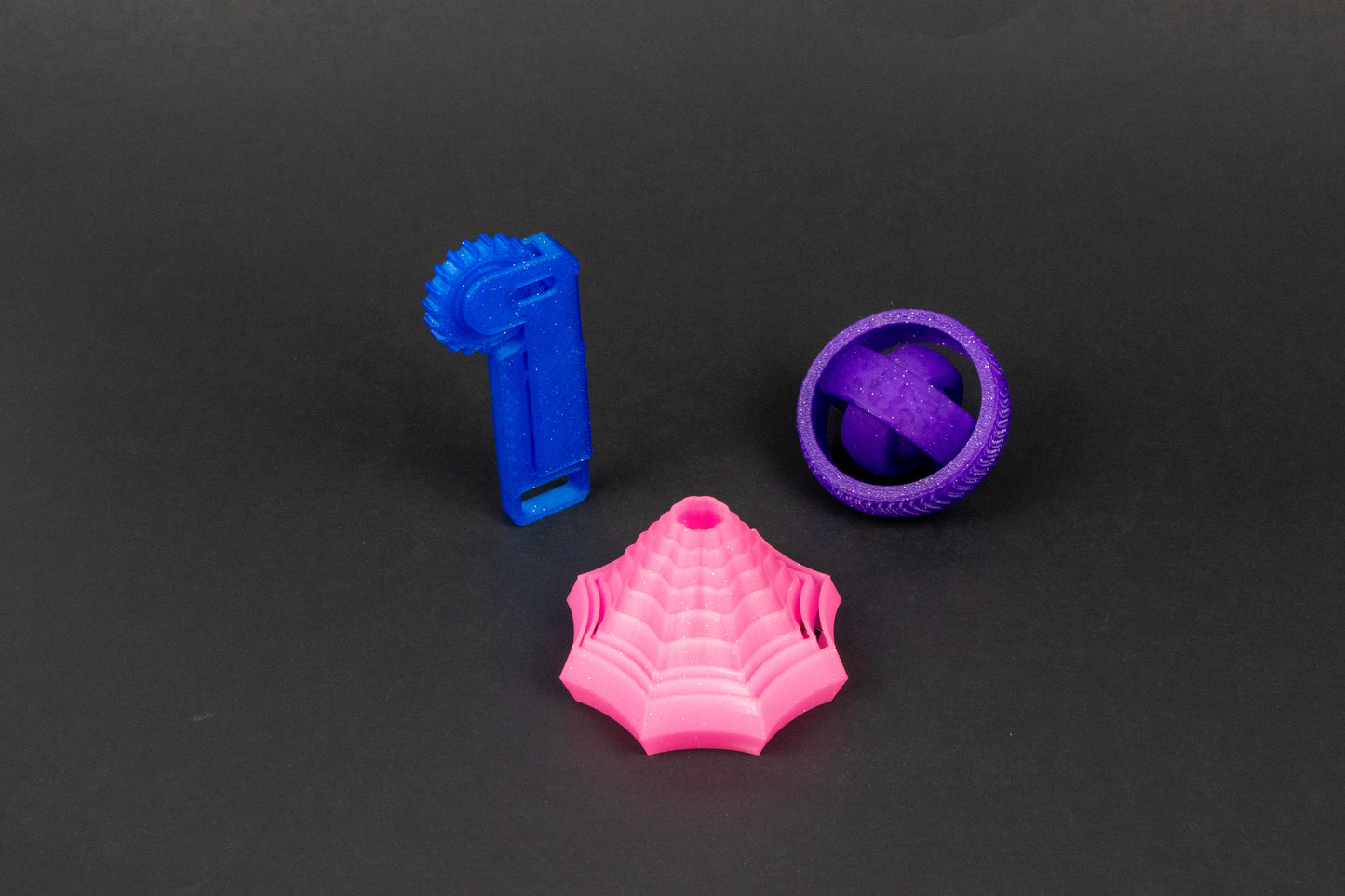 Articulated Desk Fidgets – 3D Printed Collectible Designs in Multiple Shapes & Colors