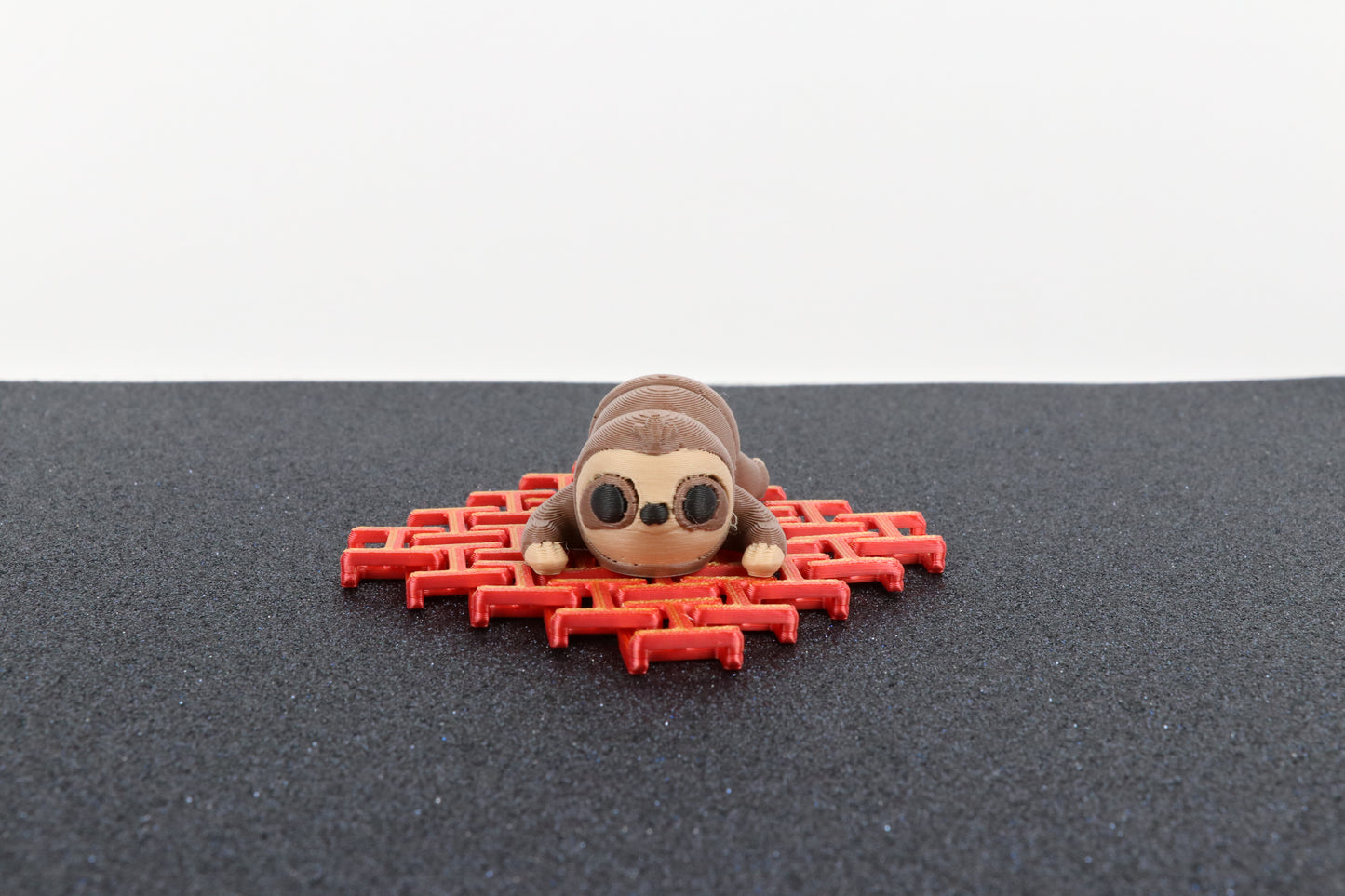 Slow & Flow Set – Sloth Figure + Flexible Chain Mail – Custom Color & Size Options!
