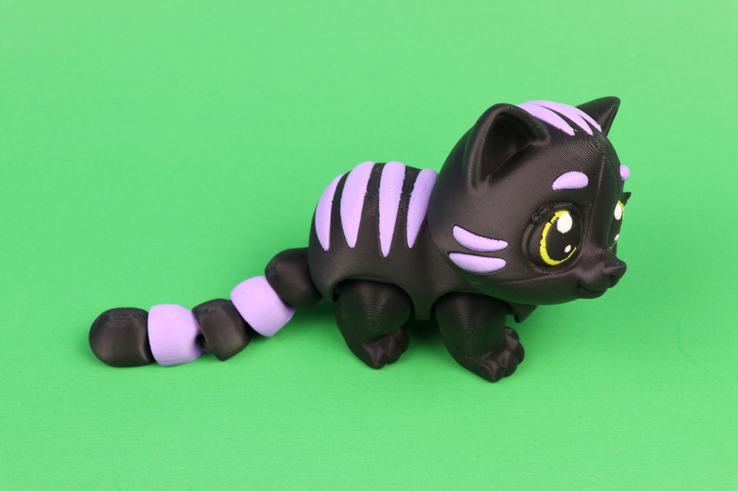 Spooky Season Special – Cheshire Kitty in Black & Purple