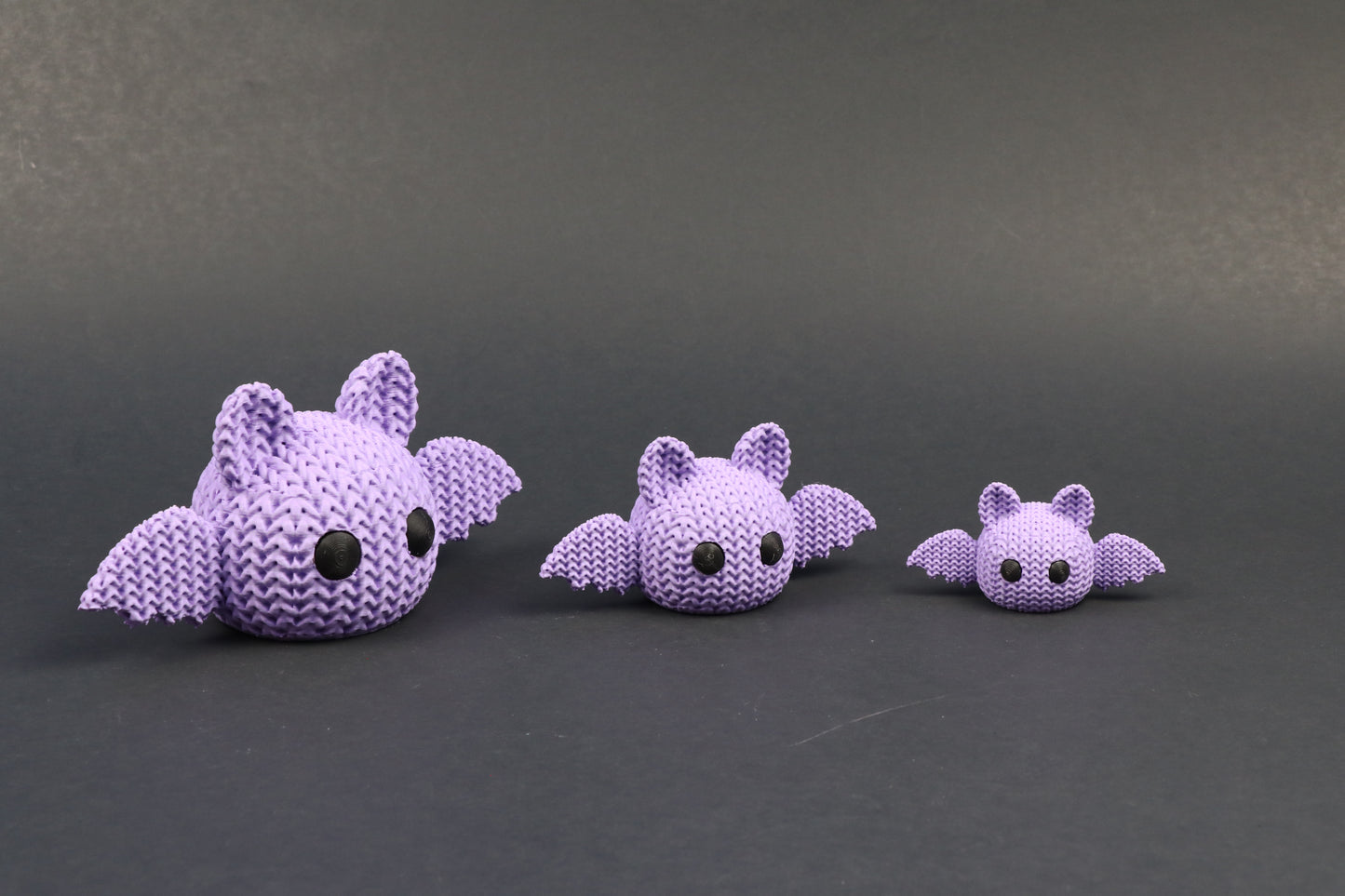 Cozy Crochet Bat – Purple Bat Decor Figure – Customization Available!