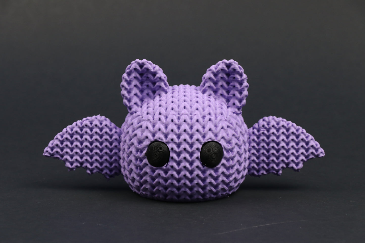 Cozy Crochet Bat – Purple Bat Decor Figure – Customization Available!