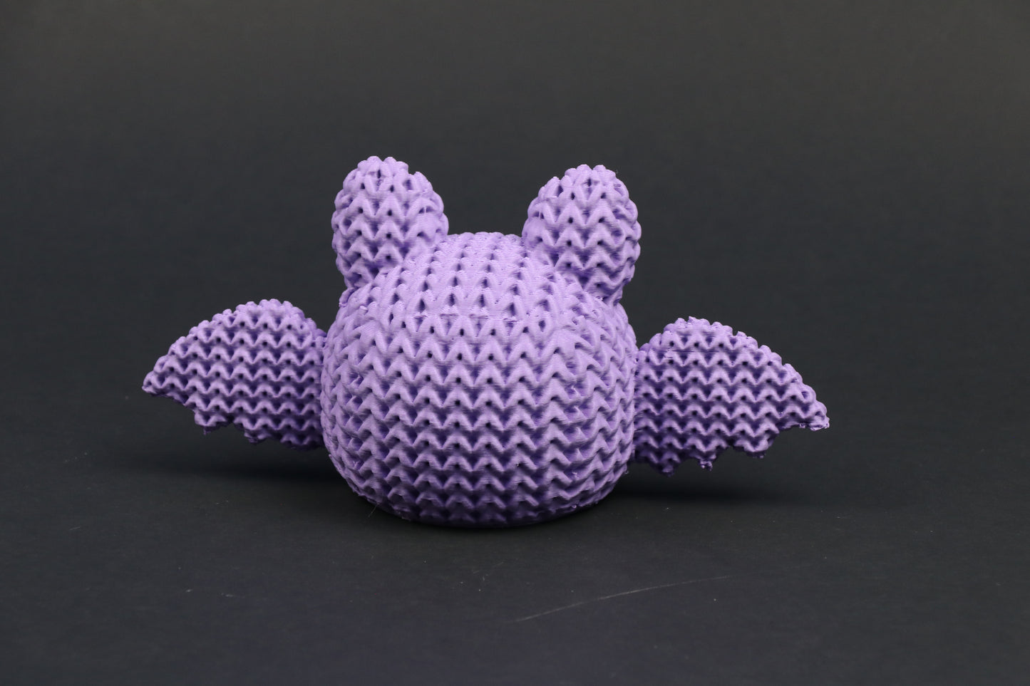 Cozy Crochet Bat – Purple Bat Decor Figure – Customization Available!