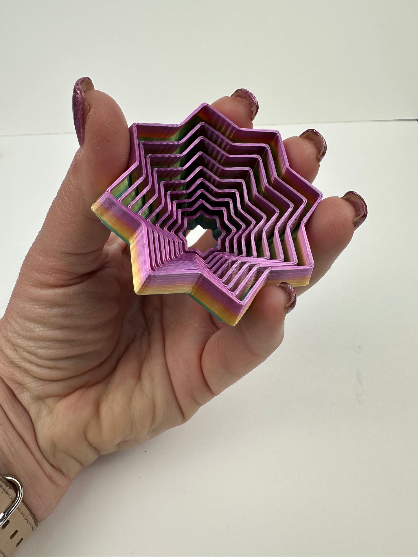 12-Piece Hand-Finished 3D-Printed Fidget Set – Colorful Sensory Fun for All Ages