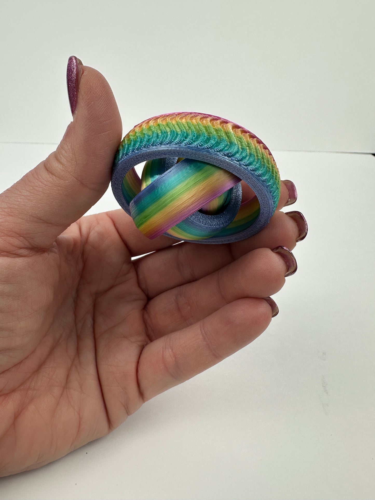 12-Piece Hand-Finished 3D-Printed Fidget Set – Colorful Sensory Fun for All Ages