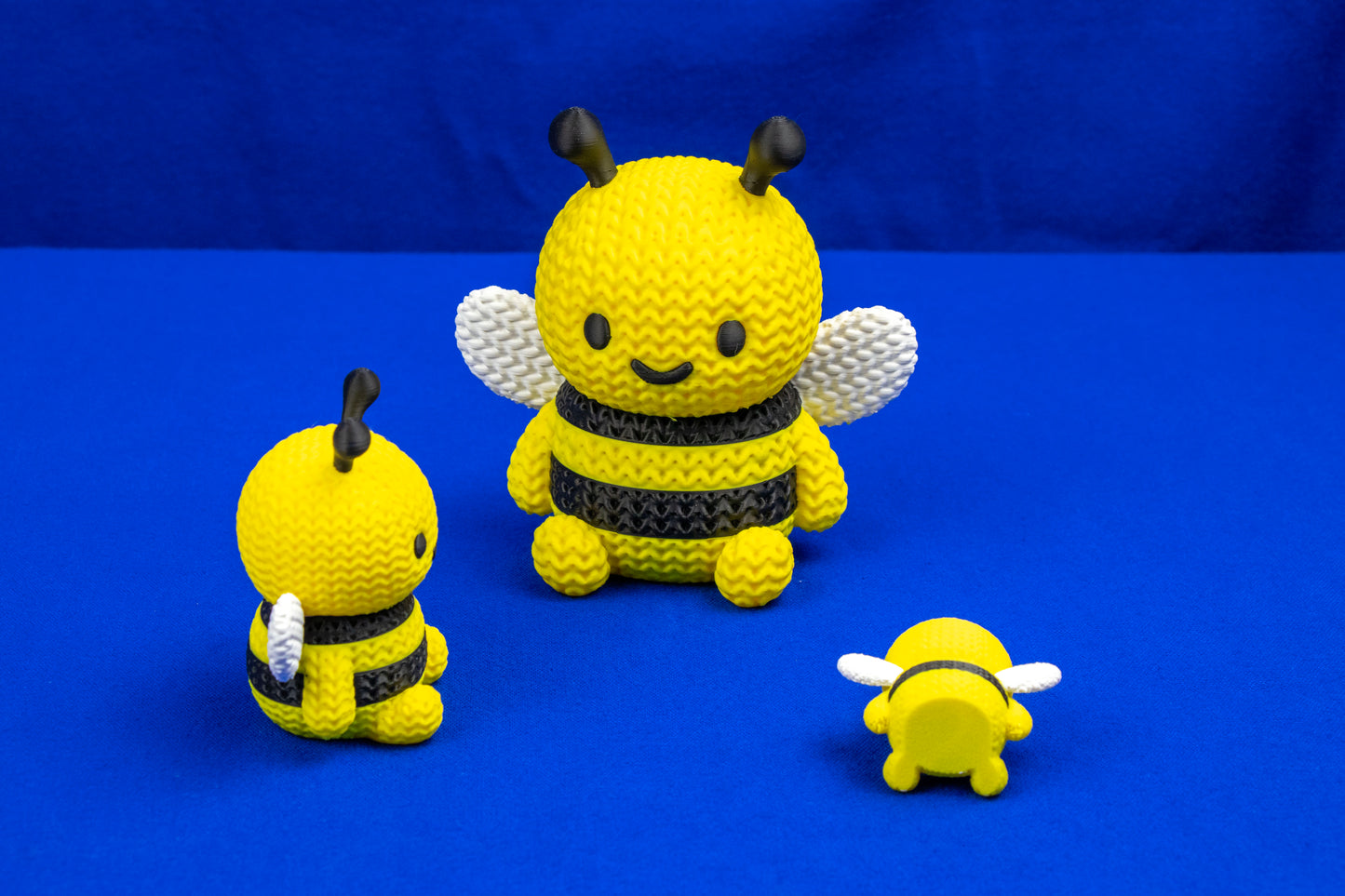 Chunky Bumble Bee – Adorable Handmade Desk Decor in Three Sizes – Customization Available!