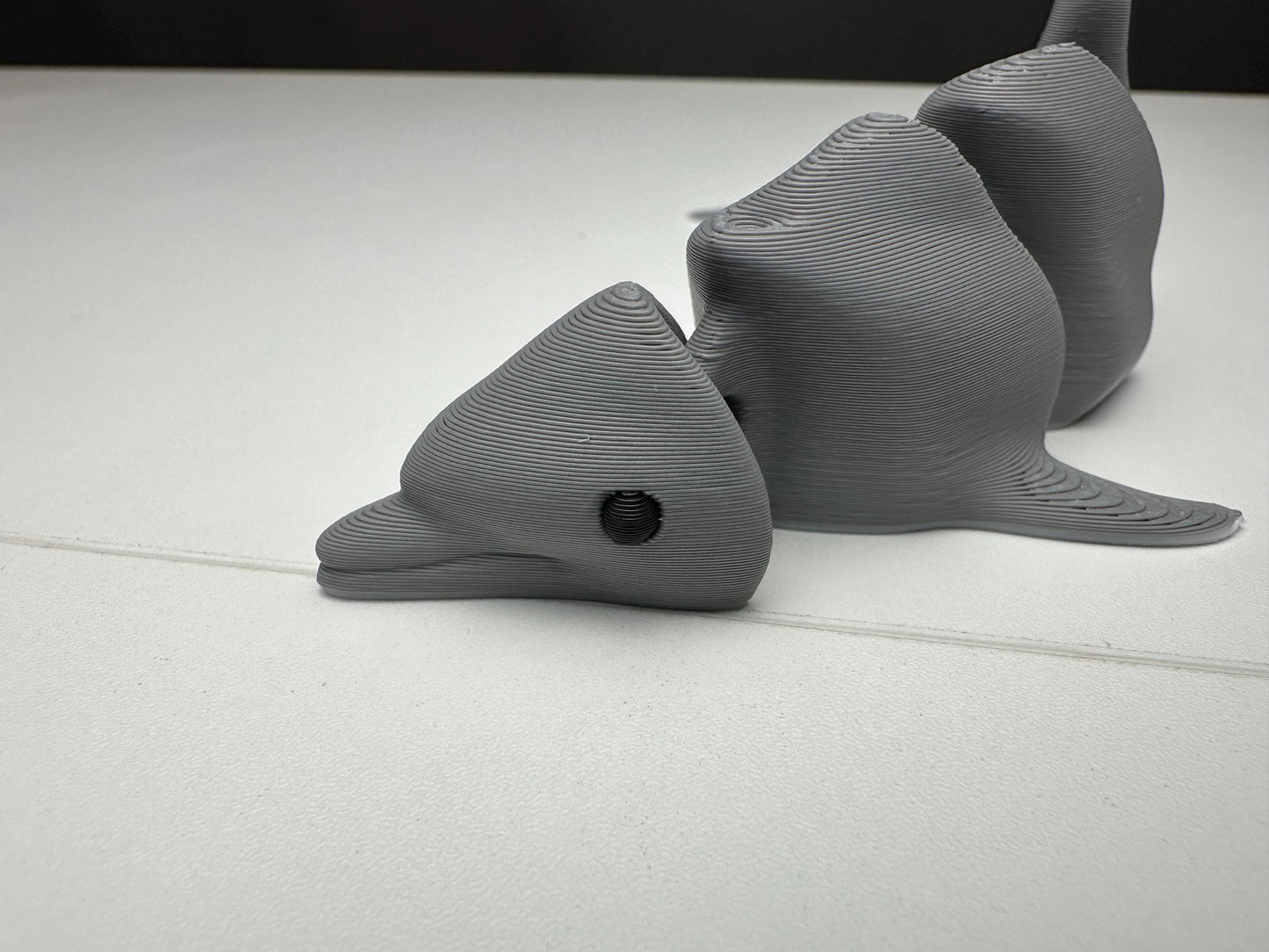 Dolphin Figurine – Articulated Ocean Display | 3D Printed