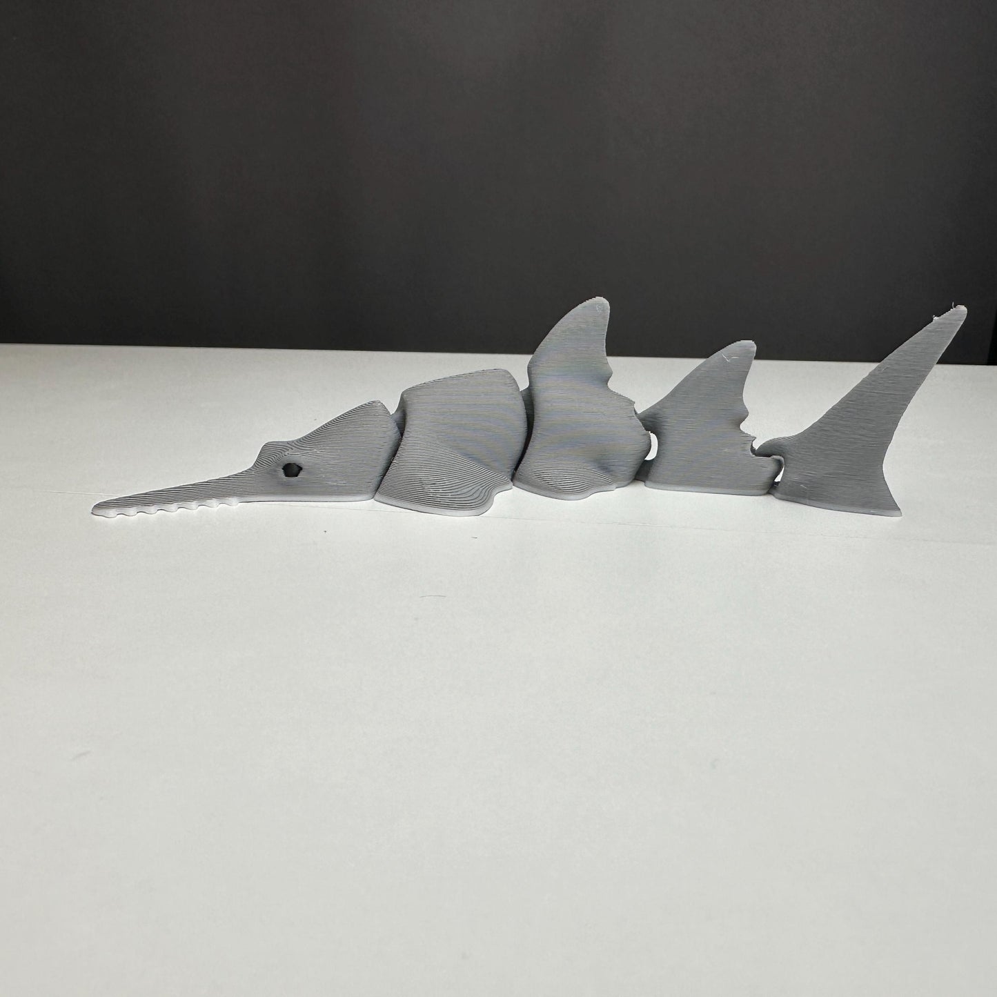 Sawfish – Articulated 3D Printed Display Creature