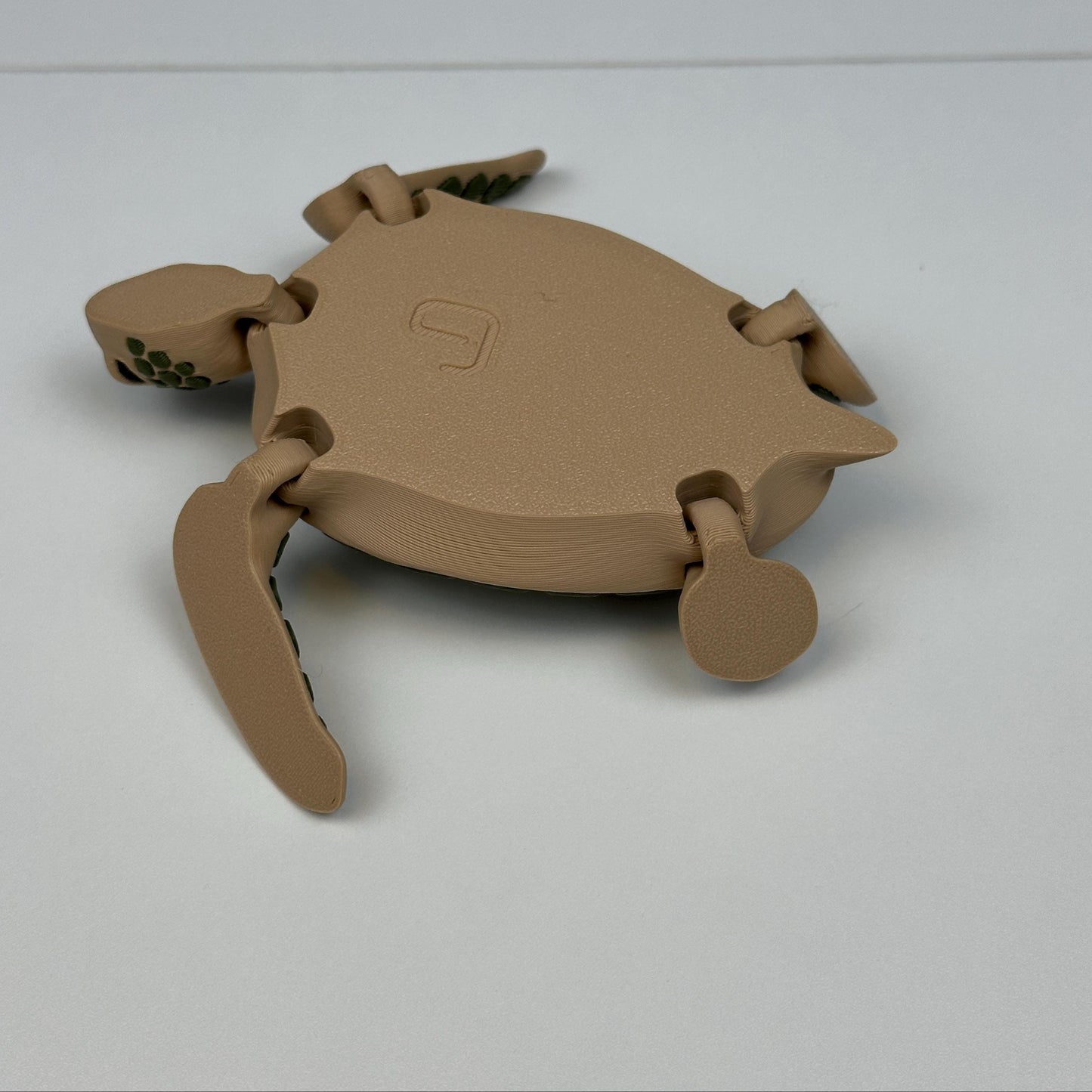 Sea Turtle โ Collectible with Ocean Charm - Articulating & 3D Printed