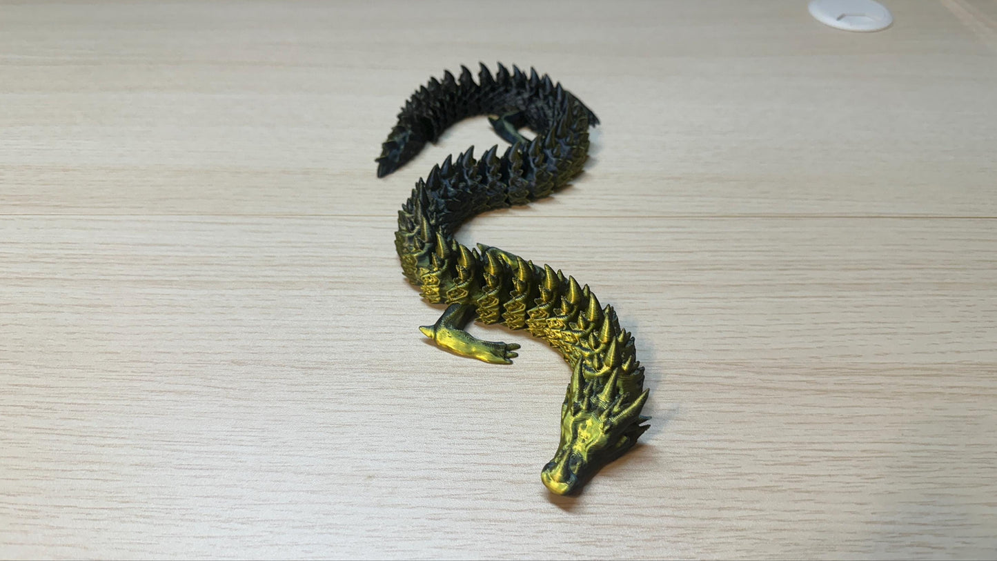 Spiky Articulating Dragon โ Hand-Finished Fantasy Display Creature