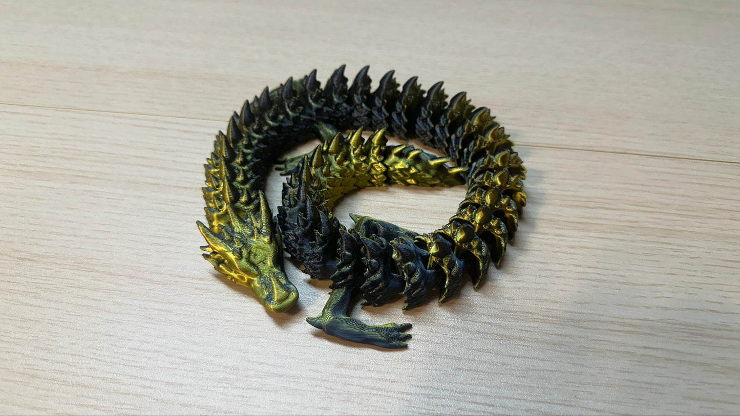 Spiky Articulating Dragon โ Hand-Finished Fantasy Display Creature