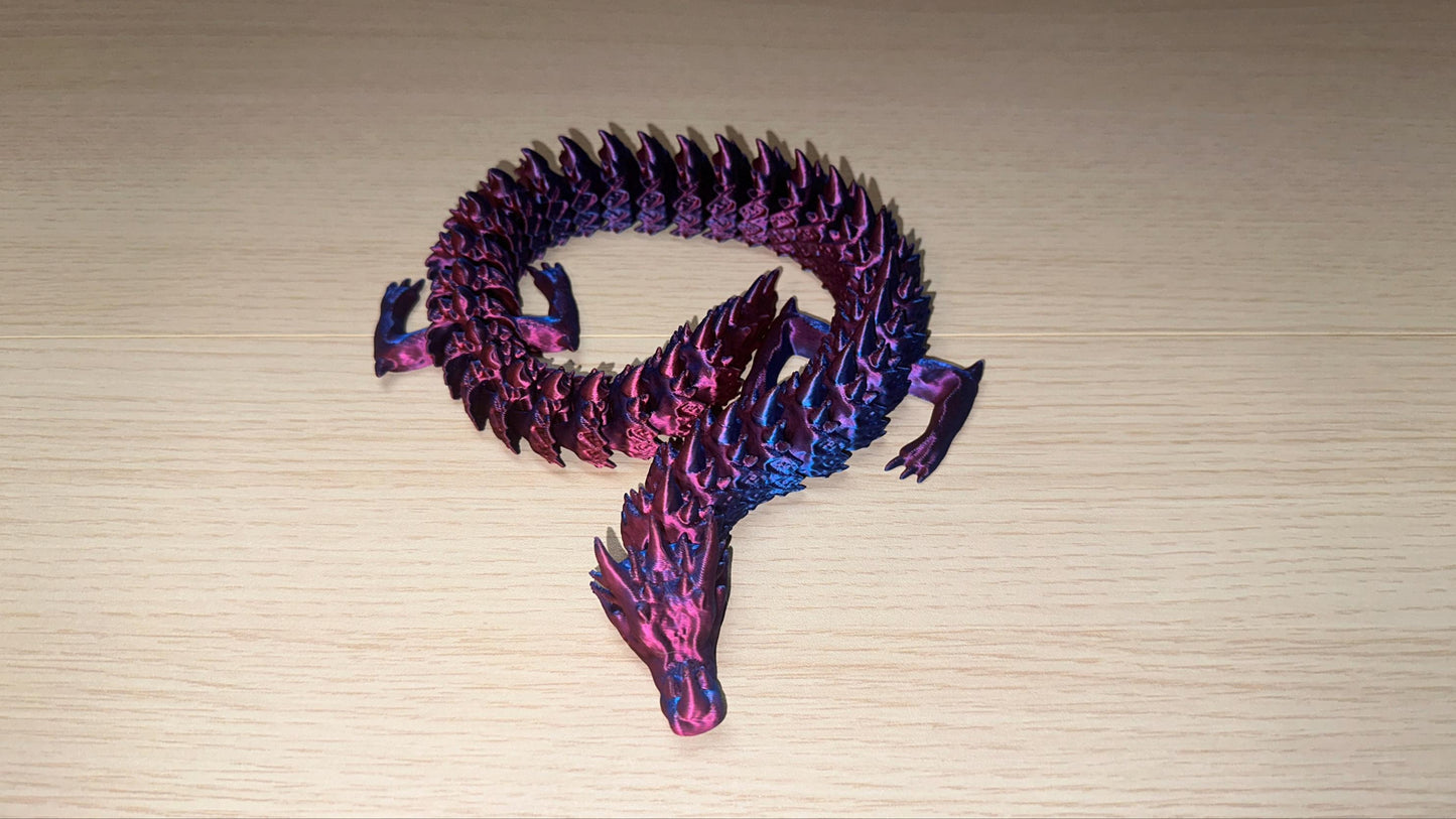 Spiky Articulating Dragon โ Hand-Finished Fantasy Display Creature