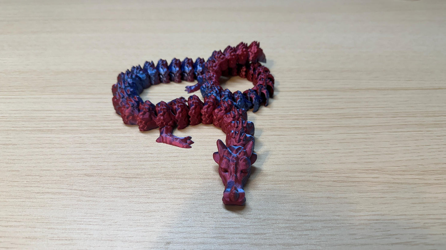 Rocky Dragon – Articulated 3D Printed Fantasy Display Piece