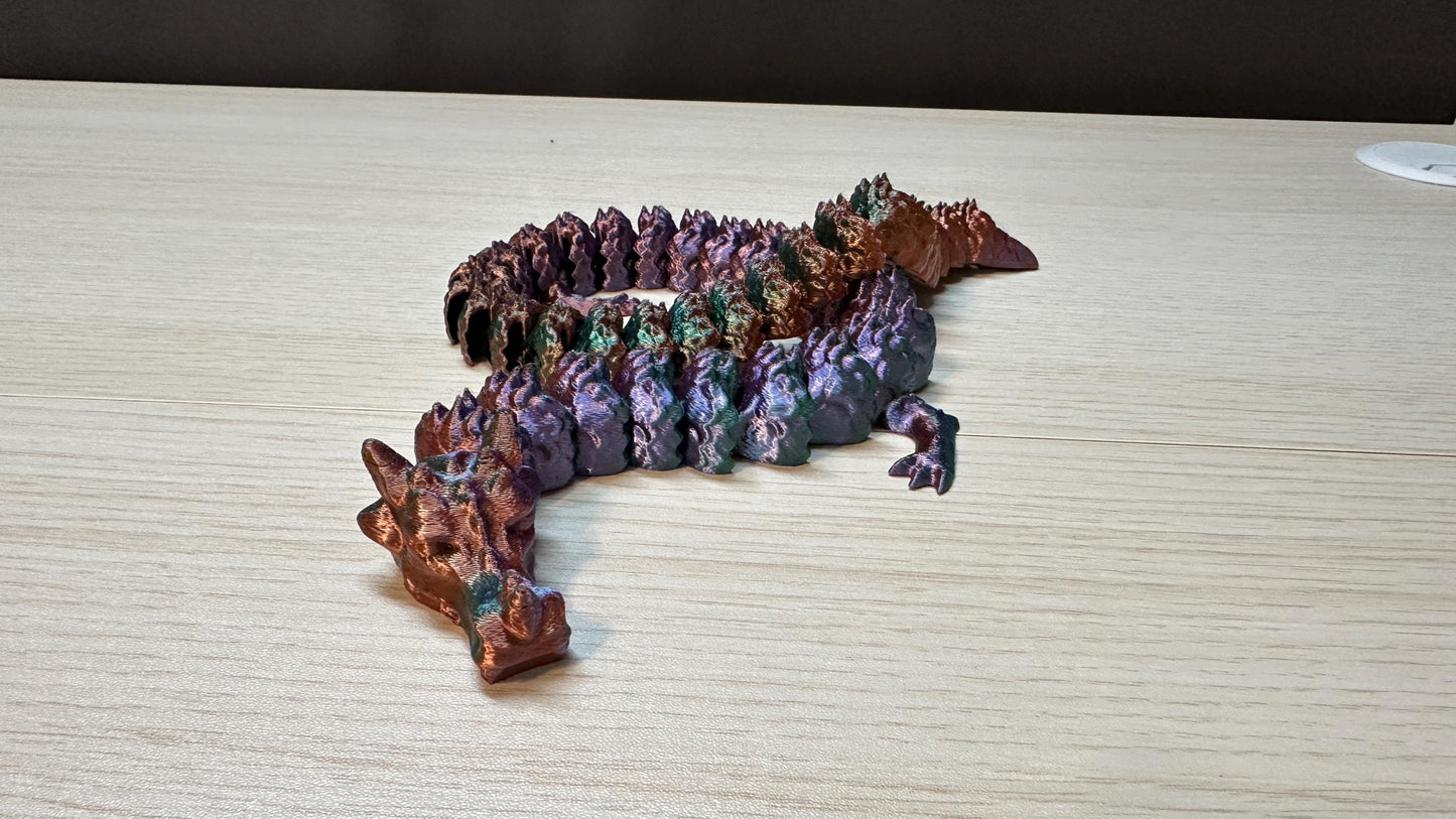 Rocky Dragon – Articulated 3D Printed Fantasy Display Piece