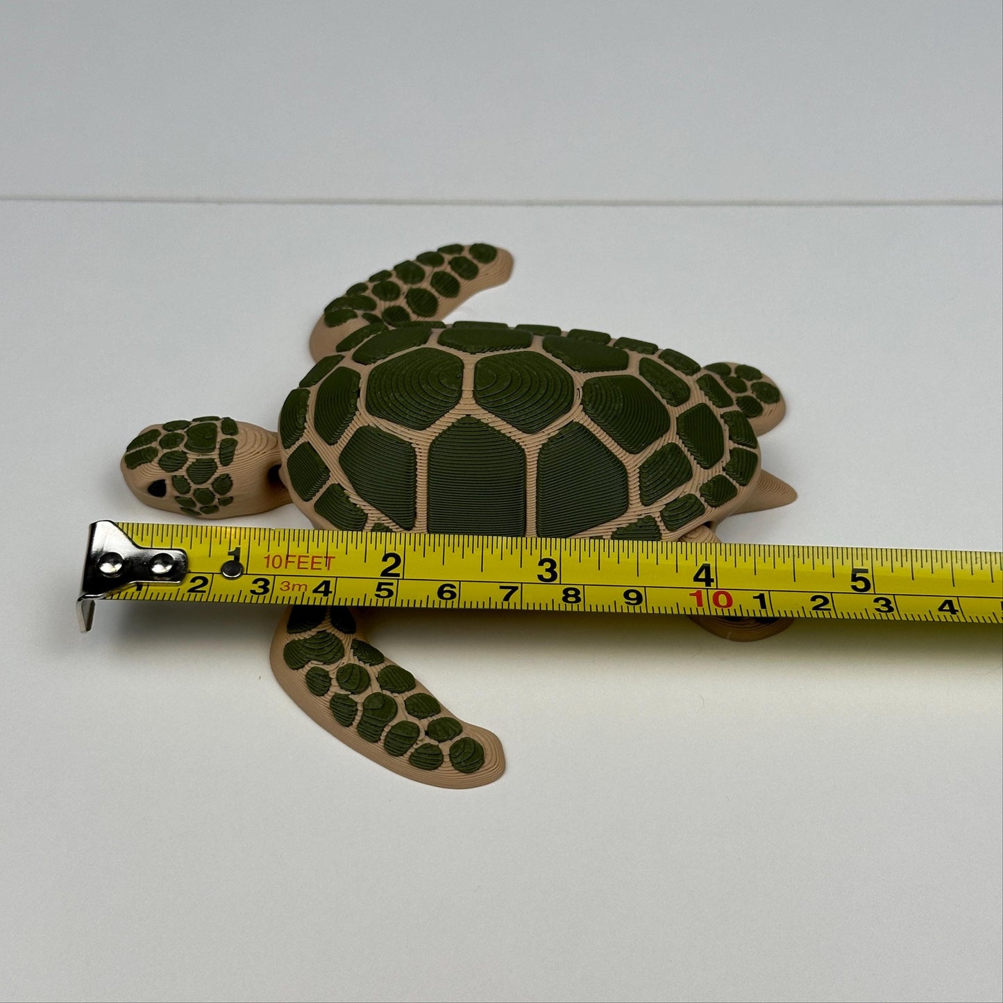 Sea Turtle โ Collectible with Ocean Charm - Articulating & 3D Printed