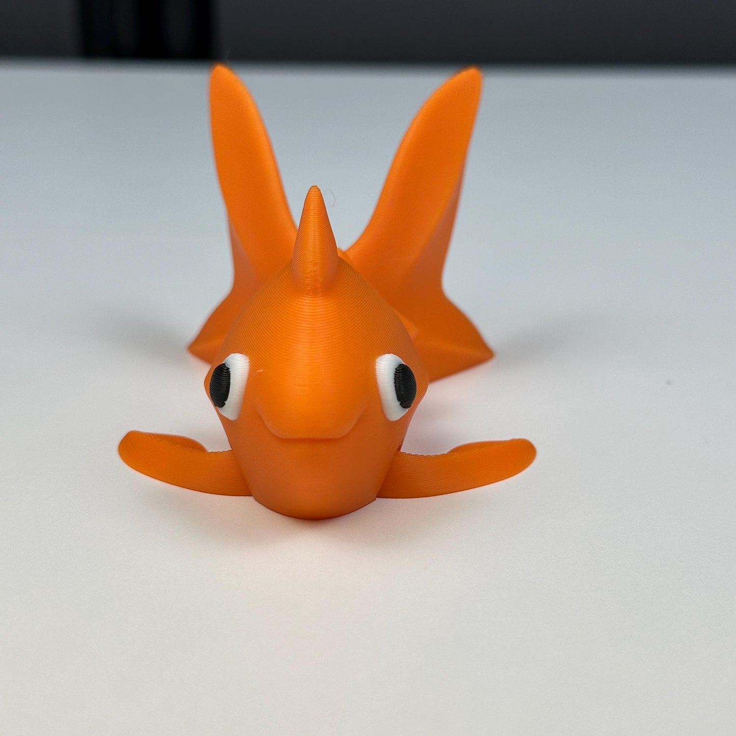 Goldfish Figurine – Articulated Desktop Accent | 3D Printed & Hand-Finished