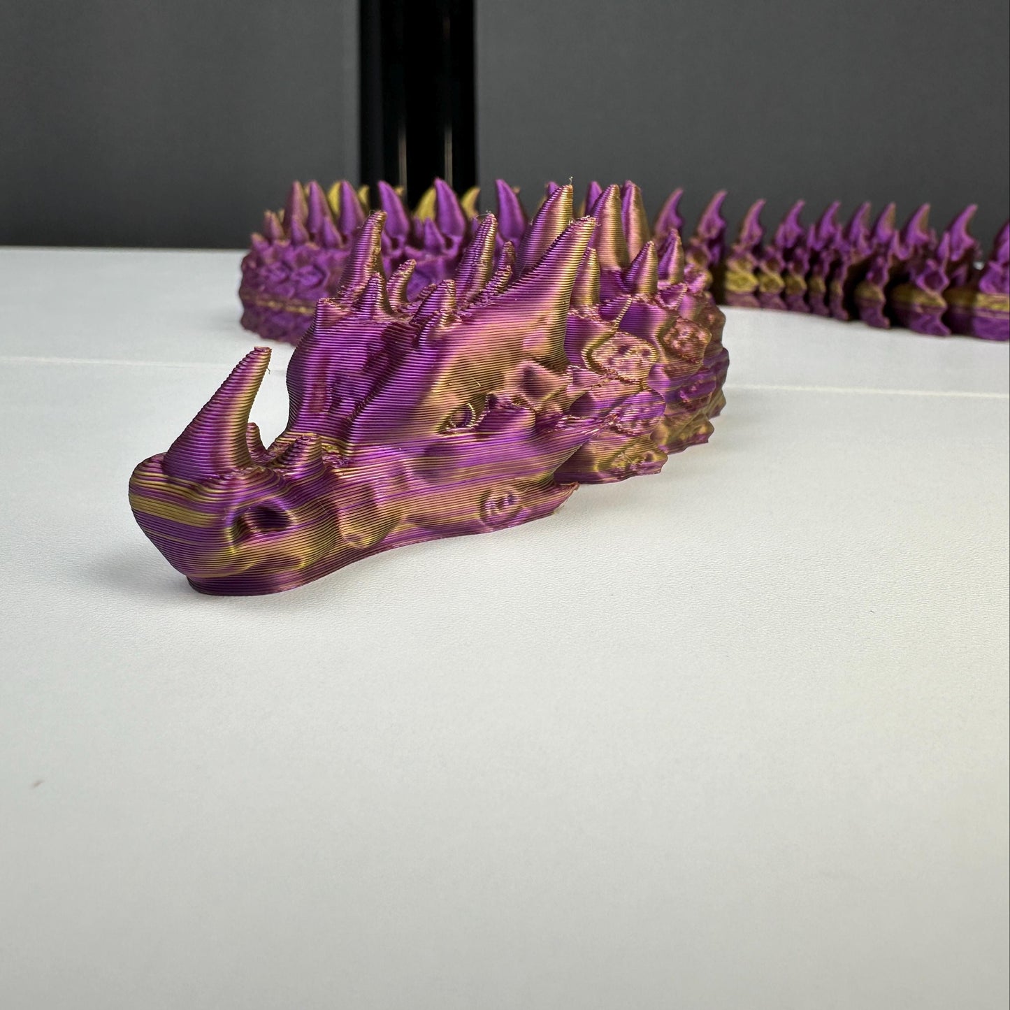 Spiky Articulating Dragon โ Hand-Finished Fantasy Display Creature