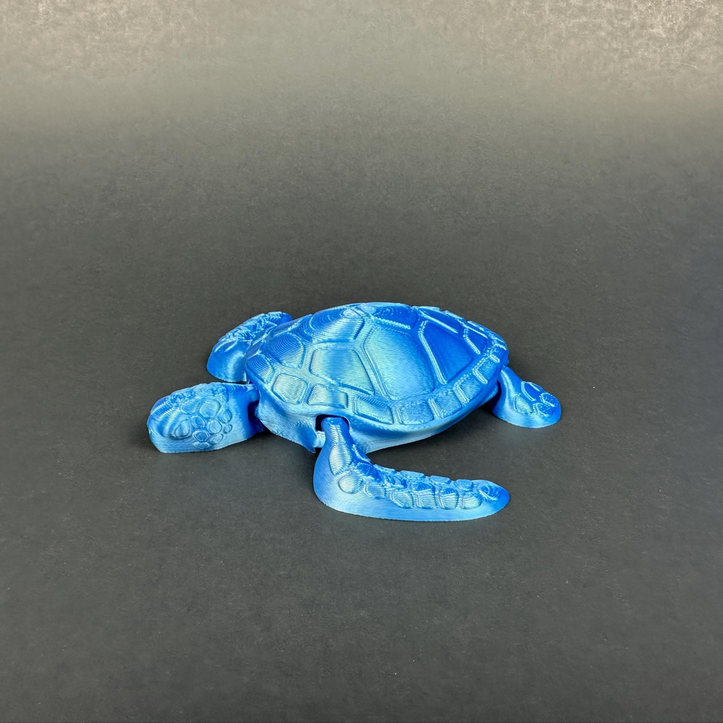 Sea Turtle โ Collectible with Ocean Charm - Articulating & 3D Printed