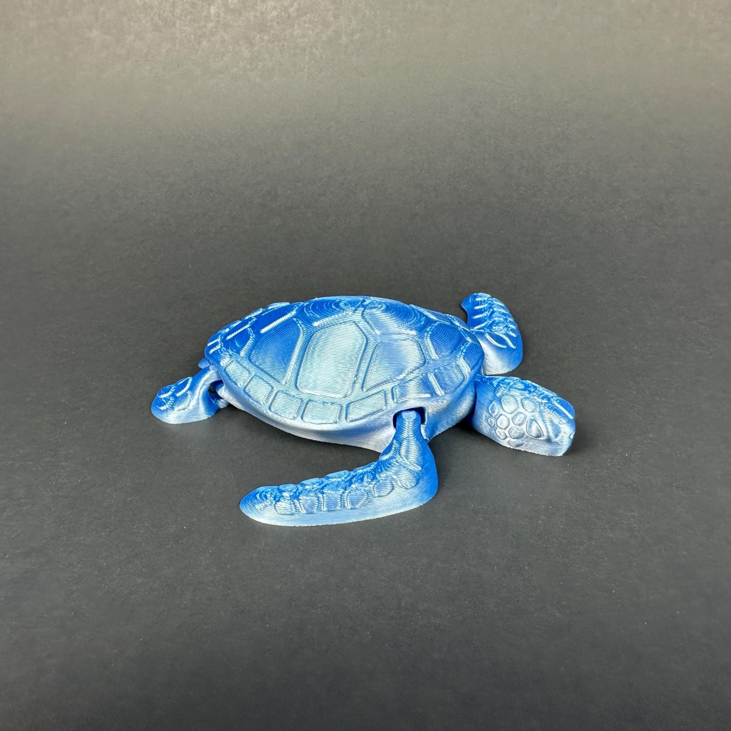 Sea Turtle โ Collectible with Ocean Charm - Articulating & 3D Printed