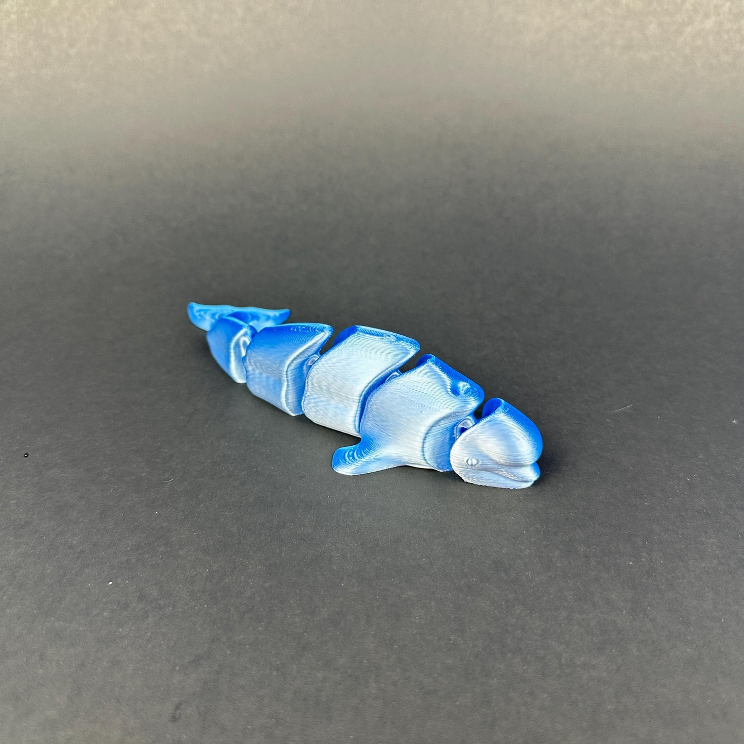 Beluga Whale Figurine – Articulated Ocean Decor | 3D Printed