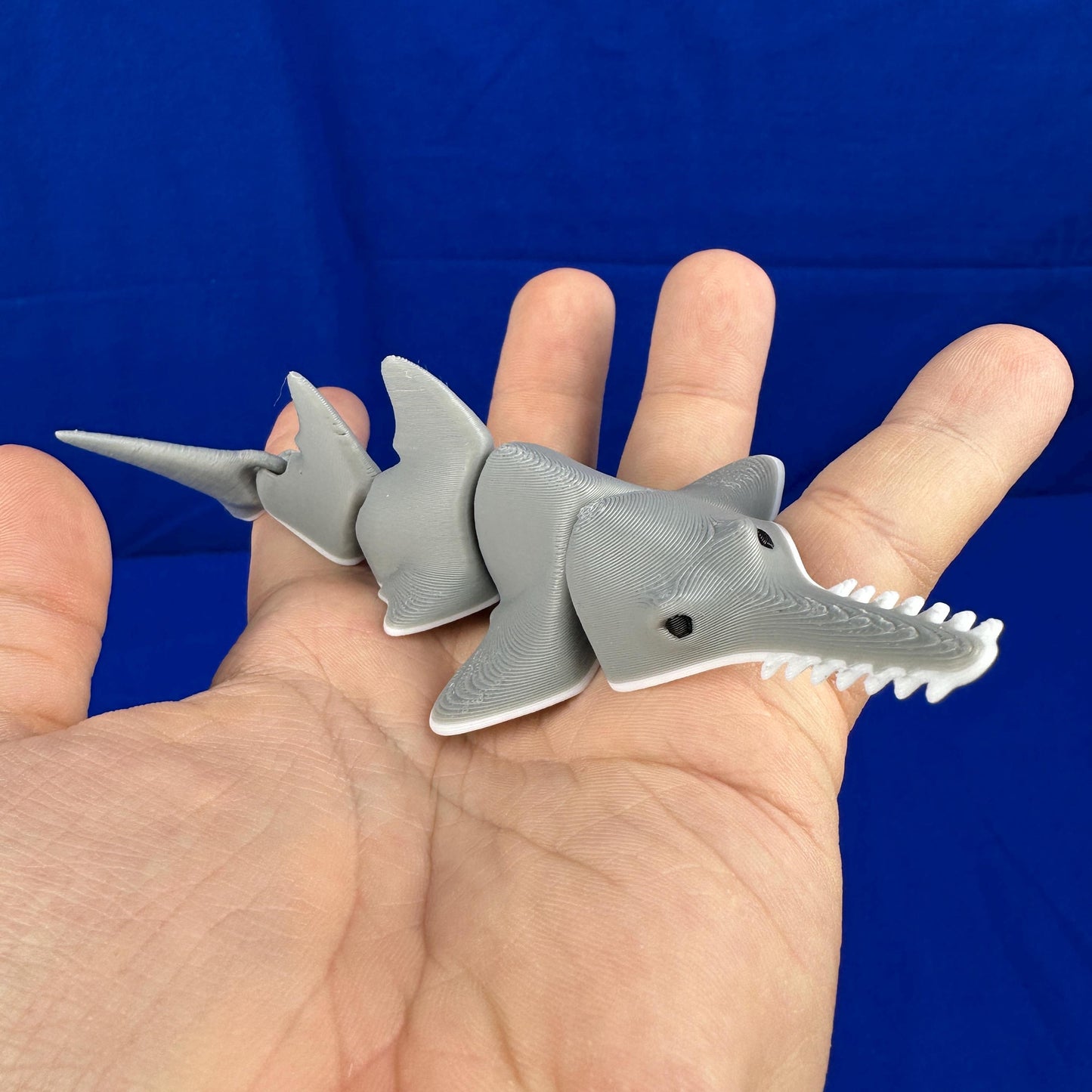 Sawfish – Articulated 3D Printed Display Creature