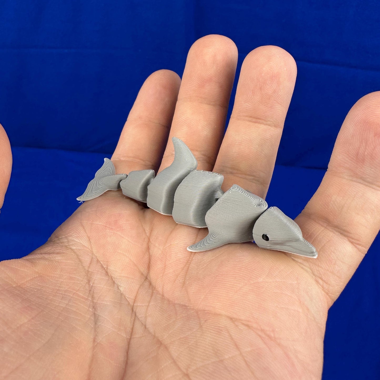 Dolphin Figurine – Articulated Ocean Display | 3D Printed