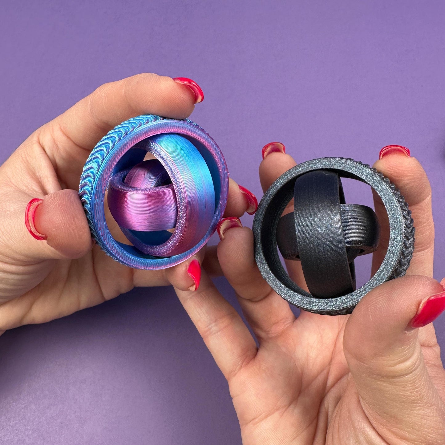 Multi-Design 3D Printed Fidget Toys – Sensory-Friendly Desk Companions
