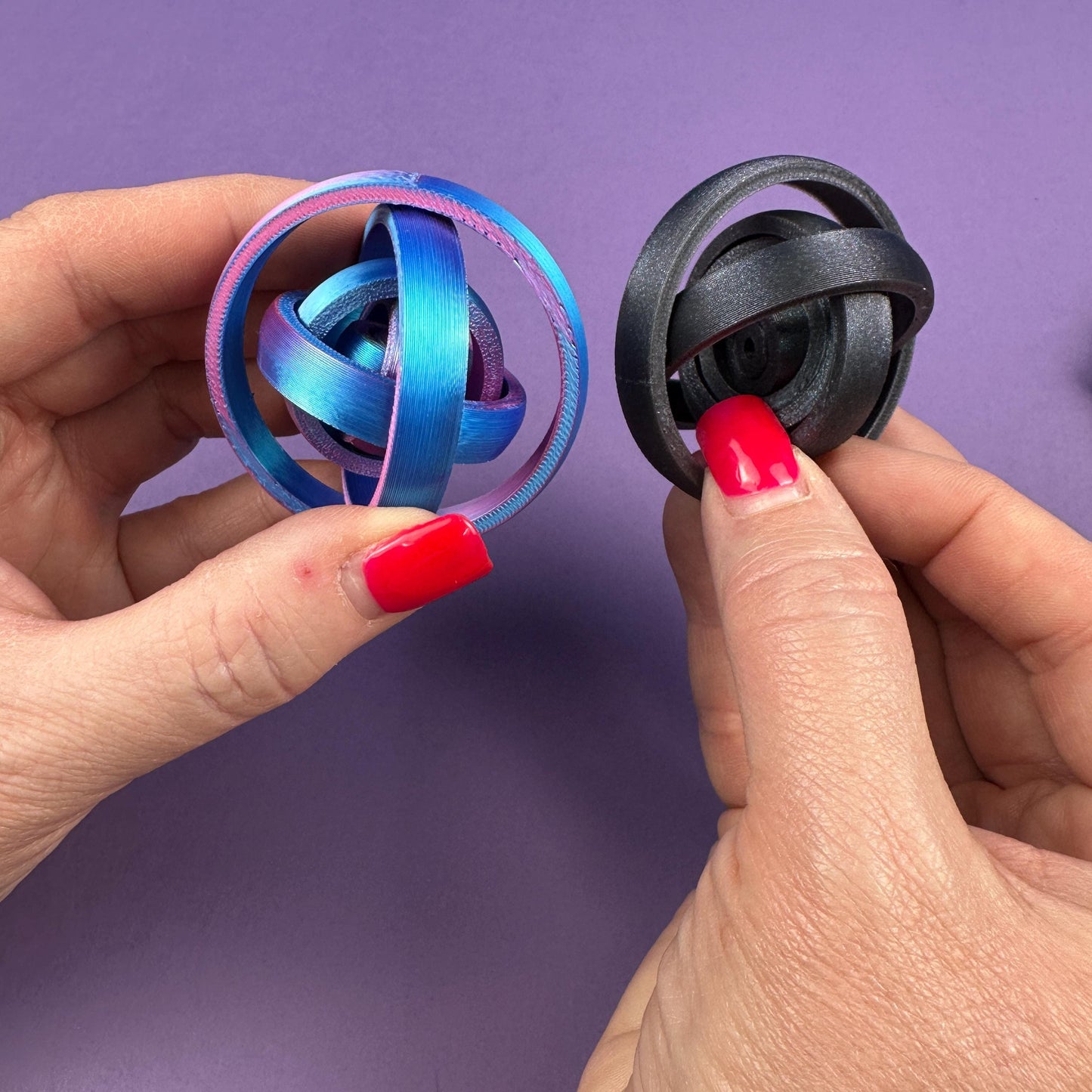 Multi-Design 3D Printed Fidget Toys – Sensory-Friendly Desk Companions