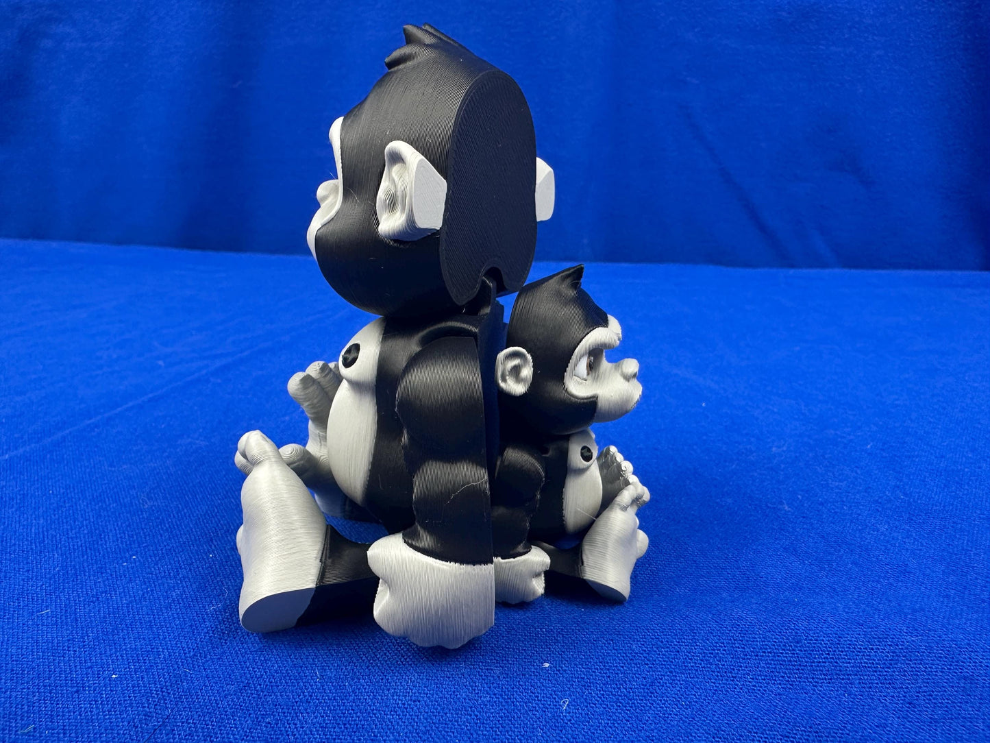 Articulated Gorilla – Collectible with Playful Personality - 3D Printed
