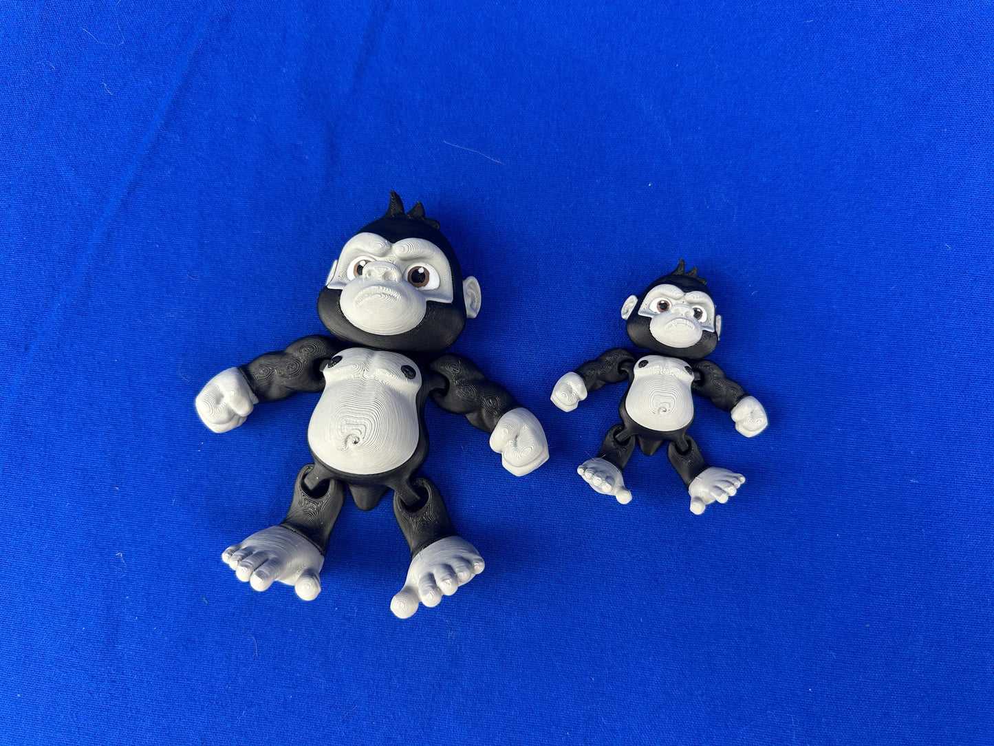 Articulated Gorilla – Collectible with Playful Personality - 3D Printed