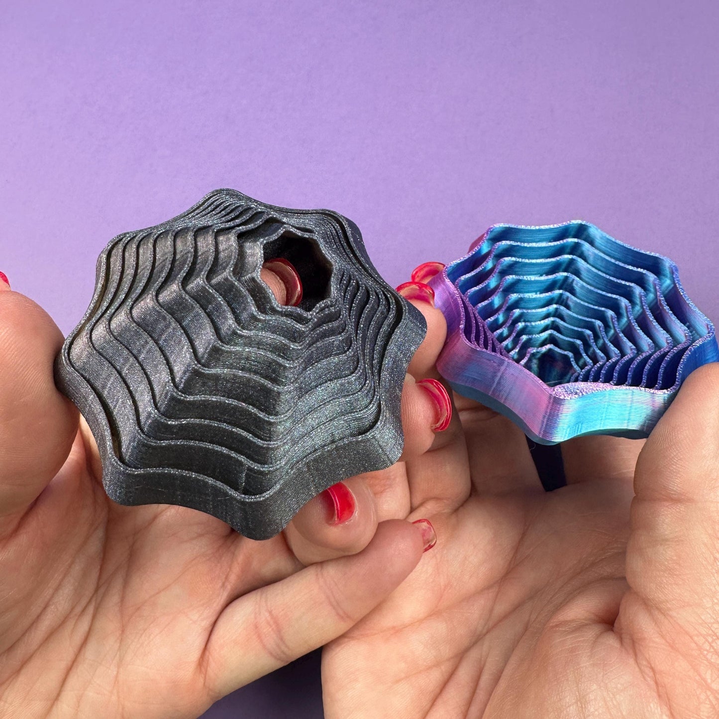 Multi-Design 3D Printed Fidget Toys – Sensory-Friendly Desk Companions