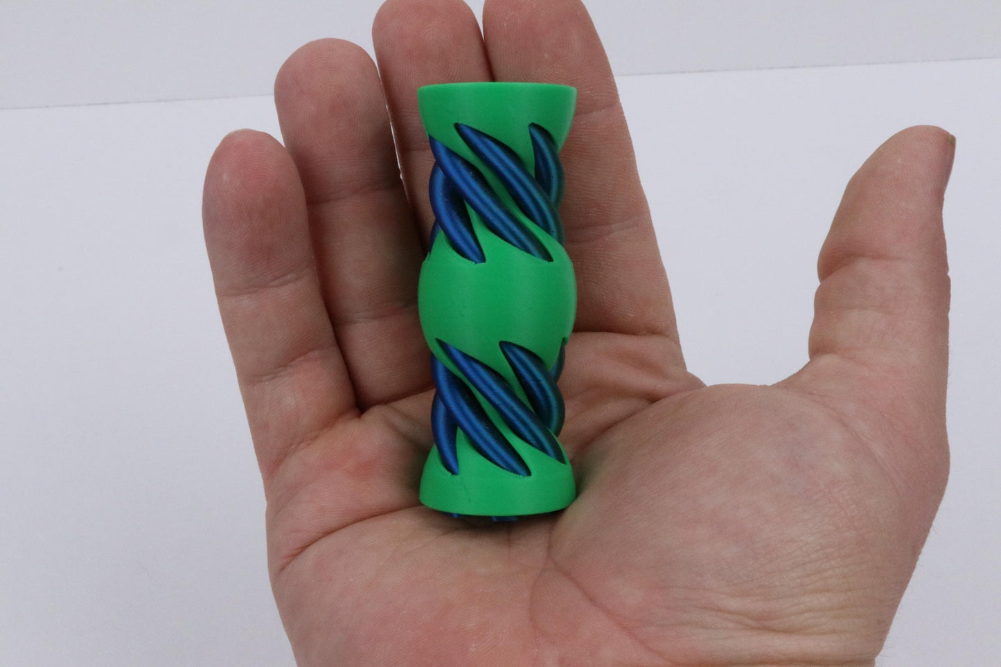 Vortex Kinetic Desk Sculpture – Interactive Decor | 3D Printed & Hand-Finished