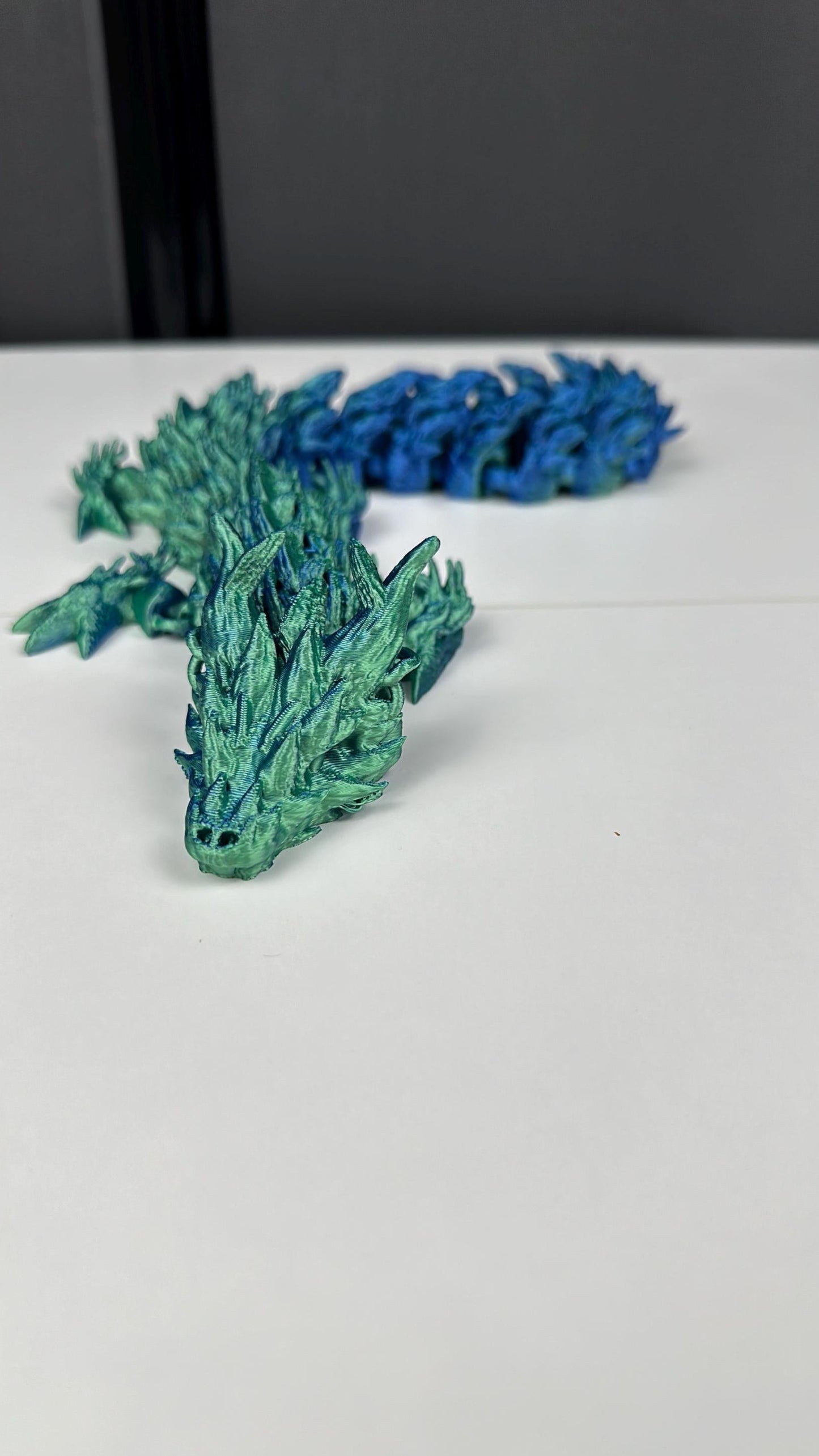 Dragon Sculpture – Articulated Display Figure | 3D Printed & Hand-Finished