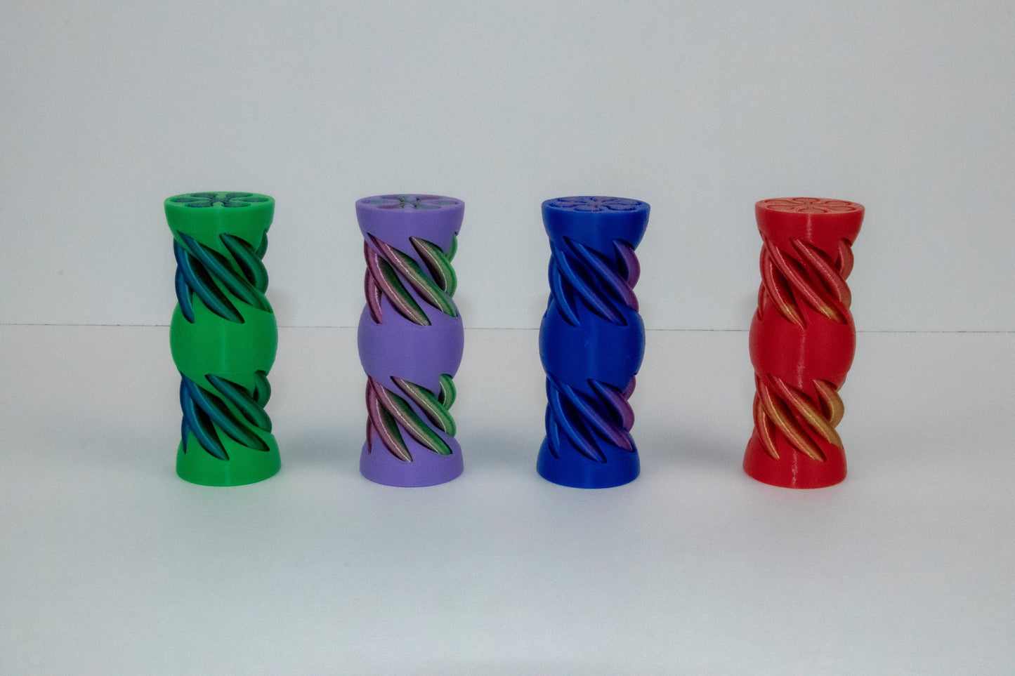 Vortex Kinetic Desk Sculpture – Interactive Decor | 3D Printed & Hand-Finished