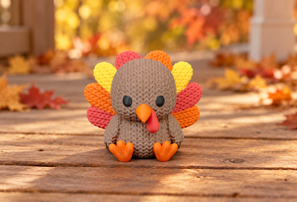 The Festive Gobbler: 3D Printed Turkey Display
