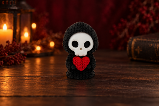 The Lovestruck Reaper: 3D Printed Gothic Desk Companion