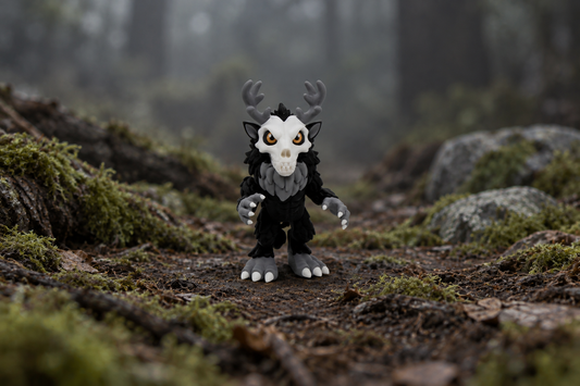 Wendigo Skullman: 3D-Printed Articulated