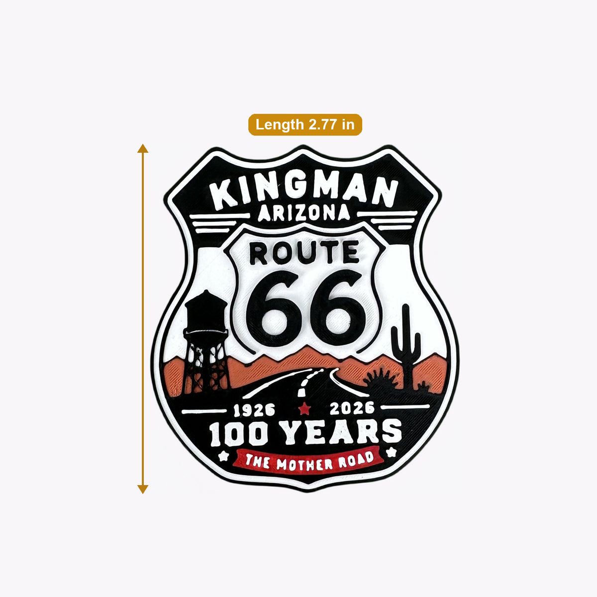 Mother Road Centennial – 3D Printed Route 66 Desert Keepsake