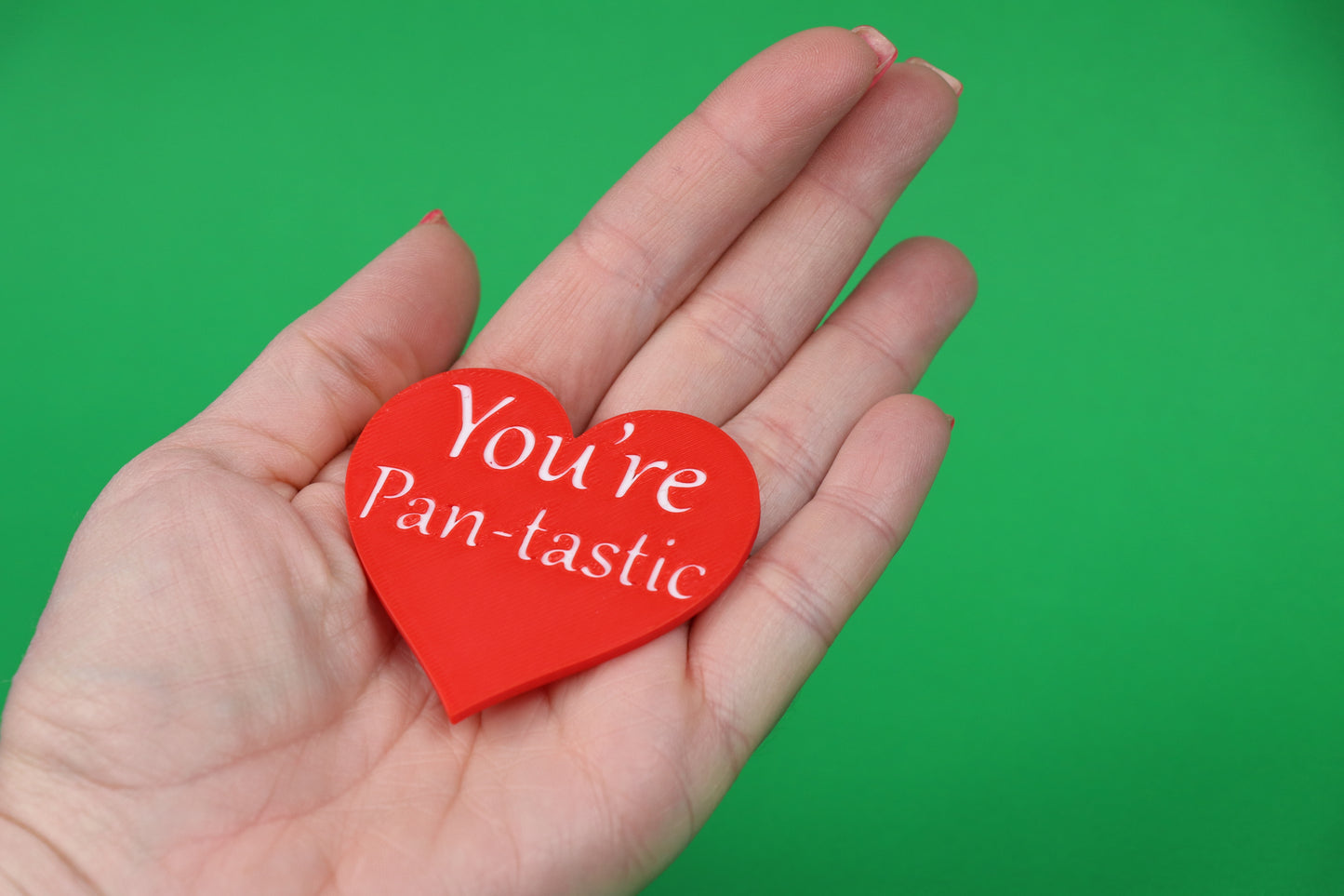 Panda Bear – Charming Collectible with Optional “Pan-tastic!” Heart - 3D Printed