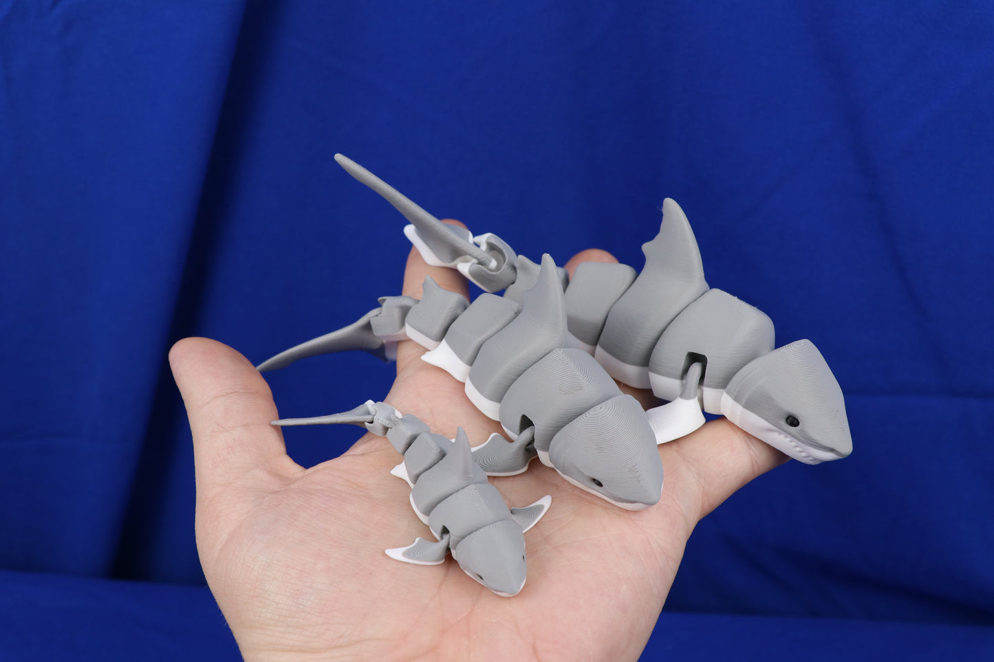 3D-Printed Articulated Sea Creatures – Poseable Ocean Animal Figures