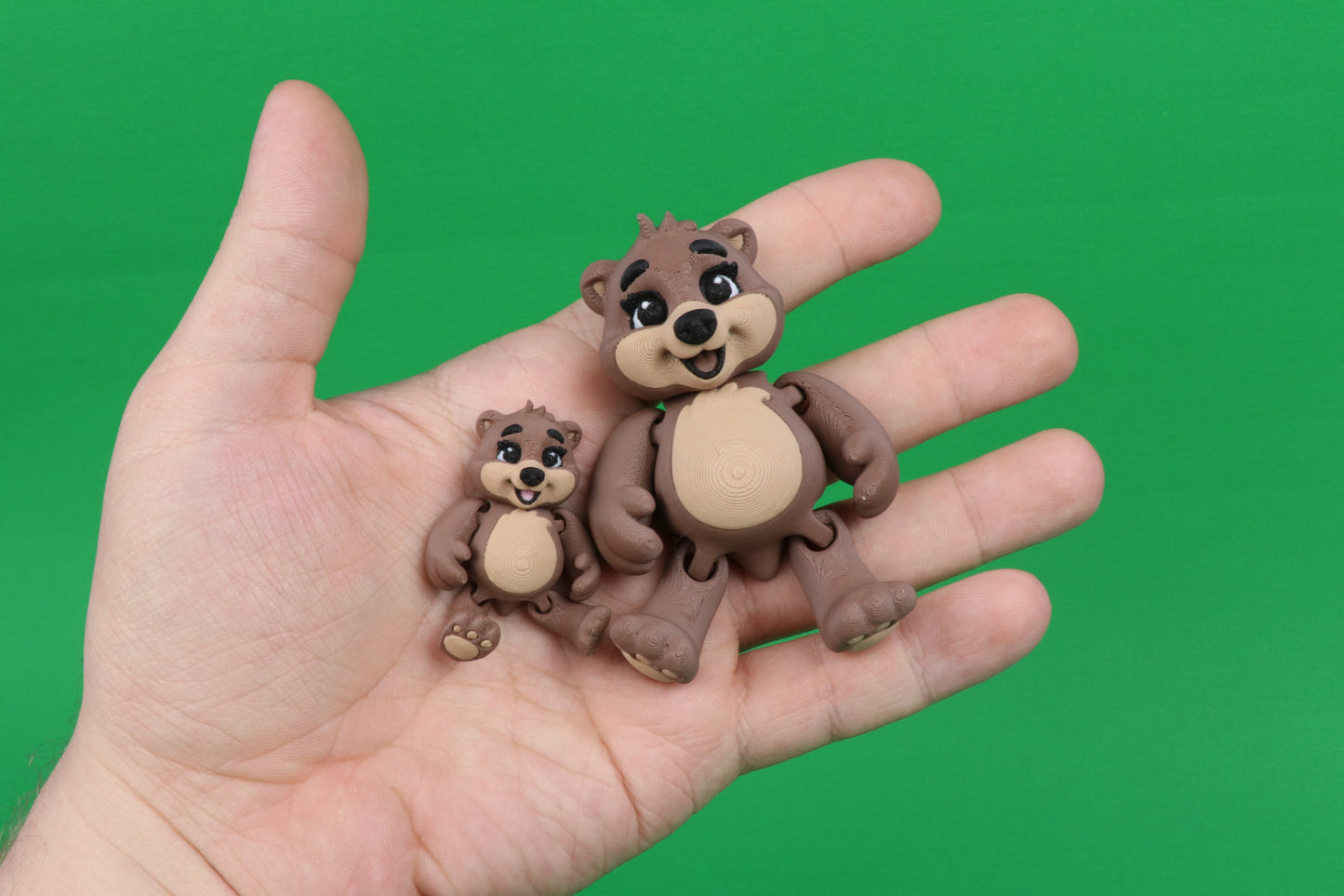Wildlife Figures – Articulated Decor in Multi-Color PLA - 3D Printed