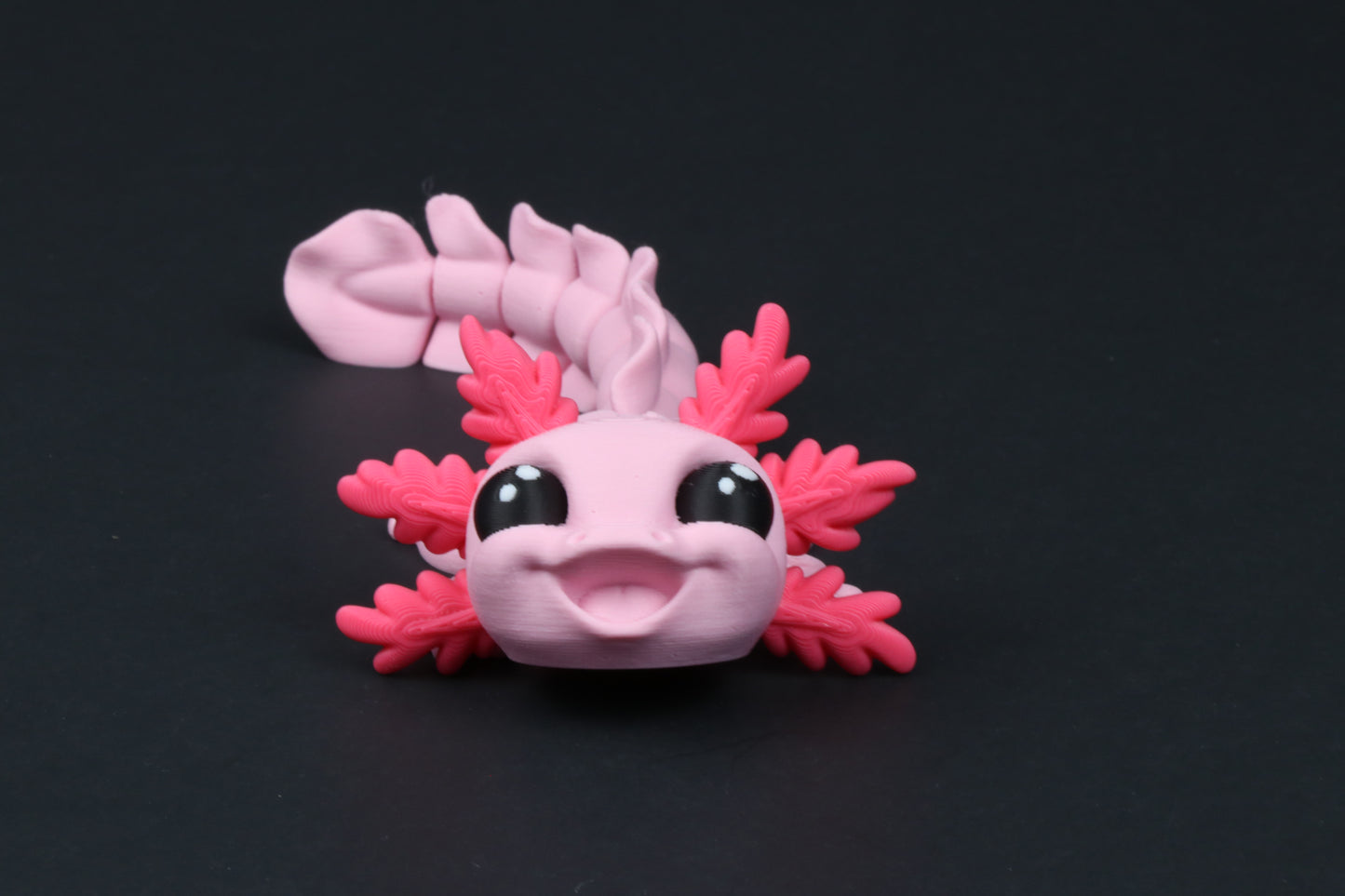 Axolotl – Adorable Shelf Decor in Playful Color Combos - Hand-Finished 3D Printed