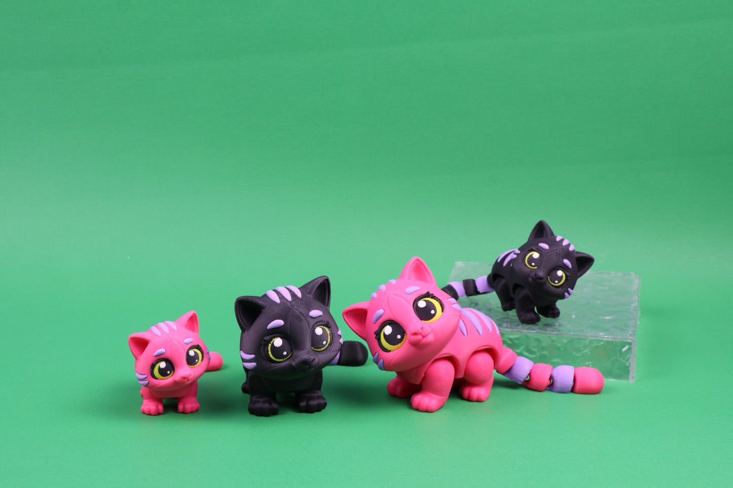 Spooky Season Special – Cheshire Kitty in Black & Purple