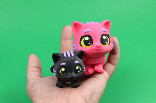 Spooky Season Special – Cheshire Kitty in Black & Purple