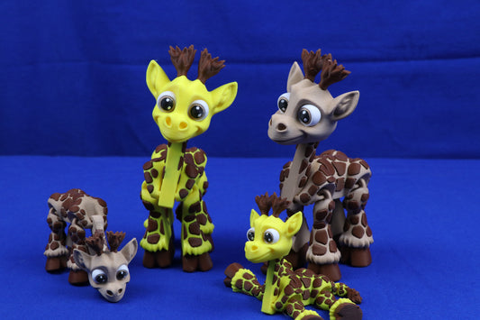 Graceful Giraffe – Articulated Collectible with Flexible Neck & Tail