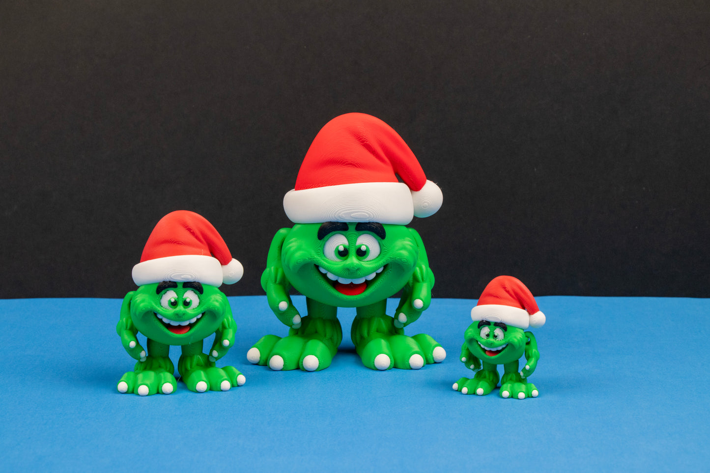The Green Holiday Menace – 3D Printed Winter Display Figure