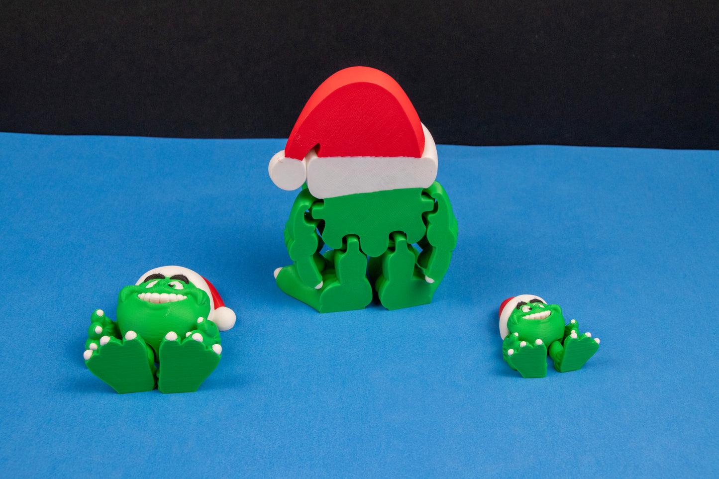 The Green Holiday Menace – 3D Printed Winter Display Figure