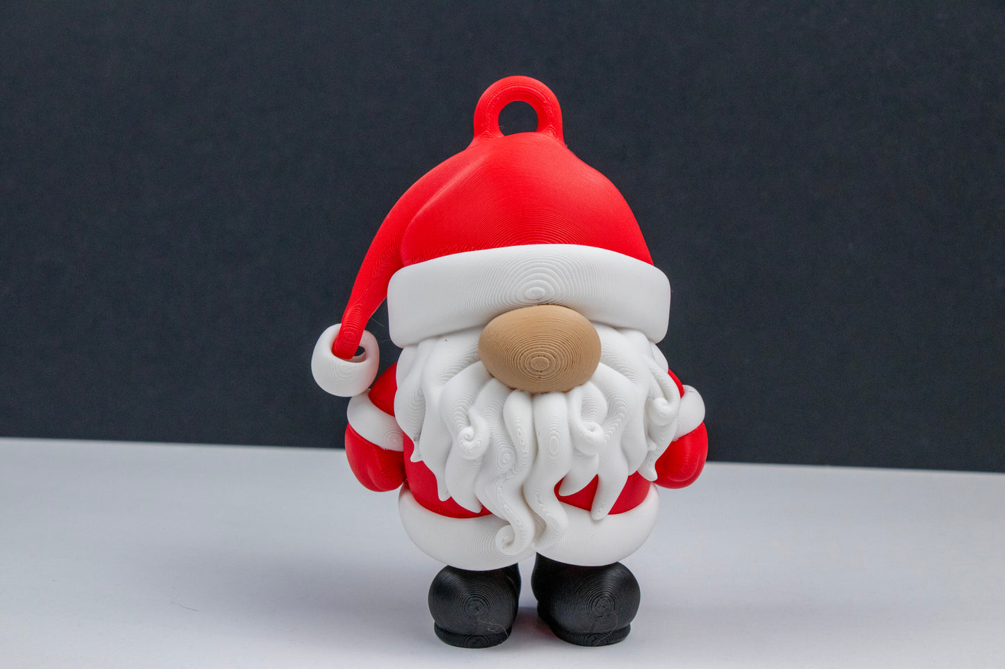 Santa Holiday Gnome Ornament – 3D Printed Christmas Decoration